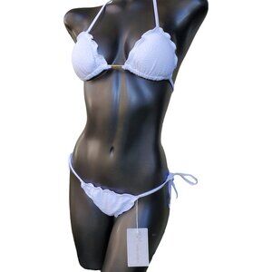 Brazilian Bikini - White lace